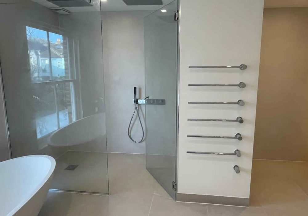 Walk in shower Walk in shower